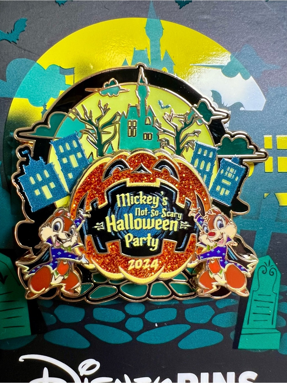 Disney Mickey’s Not So Scary Halloween Party 2024 Chip and Dale Pin